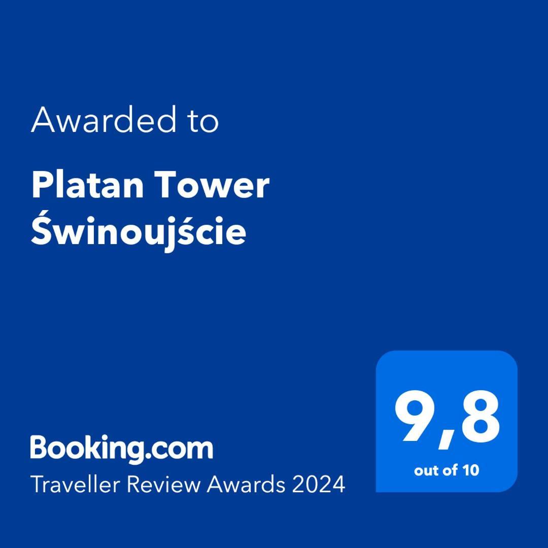 Golden Hour Apartments - Platan Tower Świnoujście Buitenkant foto